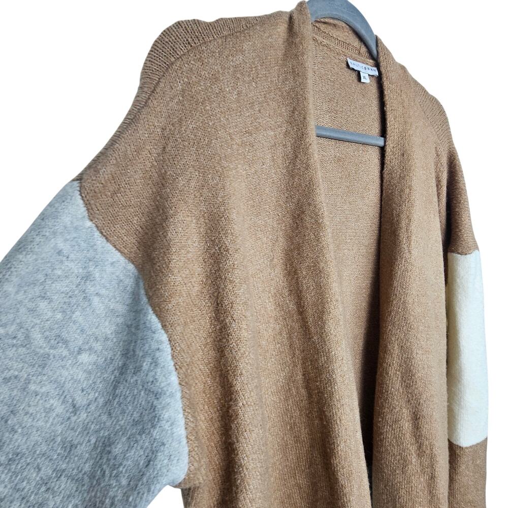 Baltic Born Womens Pierson Colorblock Cardigan Sweater XL Oversized Comfy Cozy - Picture 5 of 8